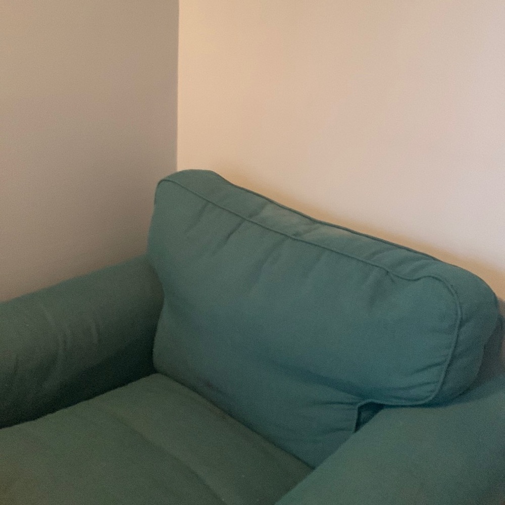 One seat blue couch used
